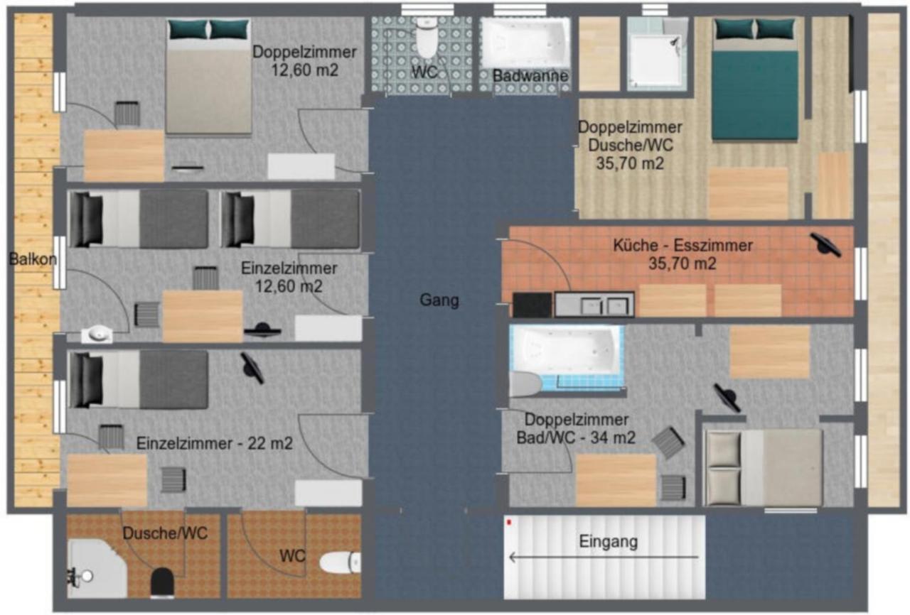 Appartement Rainer Siess 장크트안톤암아를베르크 객실 사진